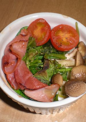 生ハムと野菜のココットカマン-レシピのメイン写真