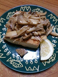 豆腐のソテー☆きのこソース添え-レシピのメイン写真