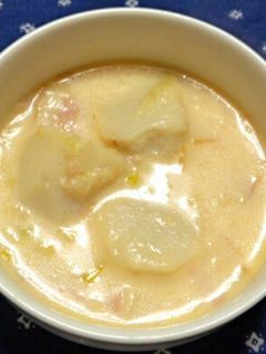 里いもの味噌ミルクスープ-レシピのメイン写真