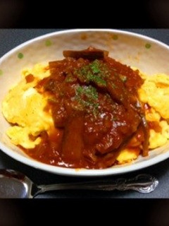 オムライス*ナスのトマトソース♡-レシピのメイン写真