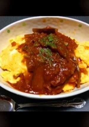 オムライス＊ナスのトマトソース♡-レシピのメイン写真