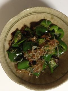 病みつき☆ピーマンのジャコ&鰹節炒め-レシピのメイン写真