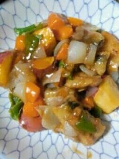 竜田揚げと野菜の甘酢ソース-レシピのメイン写真