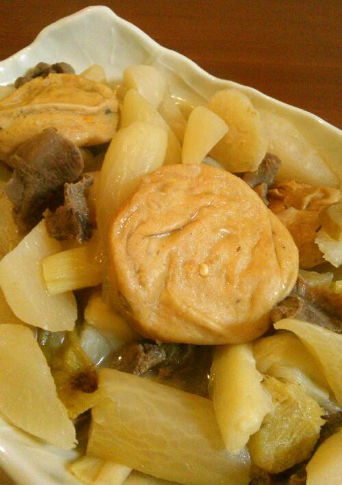 大根と生姜と牛筋のほかほか煮❤-レシピのメイン写真