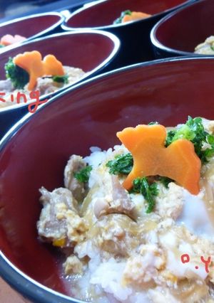 にんにく香る絶品親子丼!-レシピのメイン写真