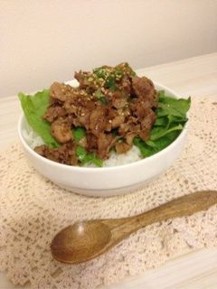 ネギ塩ブタ丼☆-レシピのメイン写真