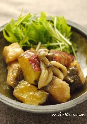 鮭とさつま芋の中華風あんかけ-レシピのメイン写真