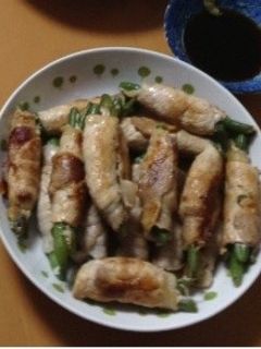 わさび醤油で♫しそ香る簡単豚肉巻き!-レシピのメイン写真