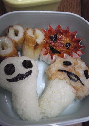 簡単♪なめこ&まさる キャラ弁-レシピのメイン写真