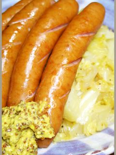 ソーセージとキャベツのブレゼだ(蒸し煮)-レシピのメイン写真