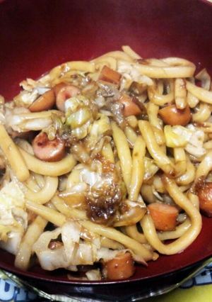 簡単！焼きうどん-レシピのメイン写真