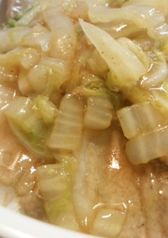 とろとろ白菜あんかけ豚丼-レシピのメイン写真