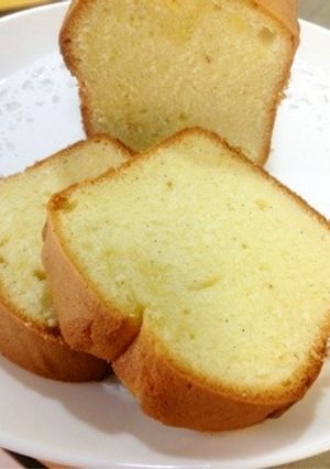 ＢＰ無しでもふんわりバニラパウンドケーキ-レシピのメイン写真