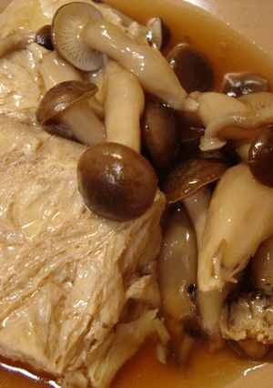 凍み豆腐としめじの炒め煮-レシピのメイン写真