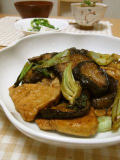 かつおとなすと青梗菜のさっぱりお酢炒め-レシピのメイン写真