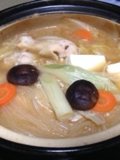 ニンニク味噌鍋(とりやさい風)修正中-レシピのメイン写真