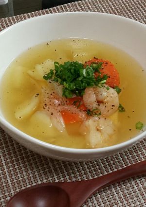 絶品☆朝の厚焼玉子スープ☆-レシピのメイン写真
