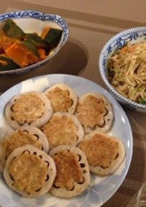 レンコン鶏肉つめ-レシピのメイン写真