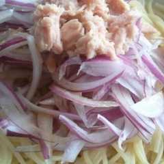 簡単！ツナと玉ねぎのパスタ-レシピのメイン写真