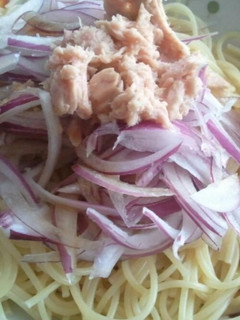 簡単!ツナと玉ねぎのパスタ-レシピのメイン写真