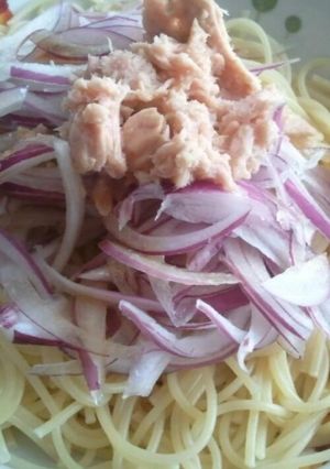 簡単！ツナと玉ねぎのパスタ-レシピのメイン写真