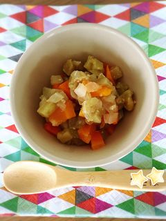 なすの甘味噌炒め 離乳食-レシピのメイン写真