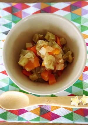 なすの甘味噌炒め 離乳食-レシピのメイン写真