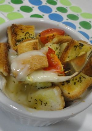 パンの耳でココットカマン！！-レシピのメイン写真