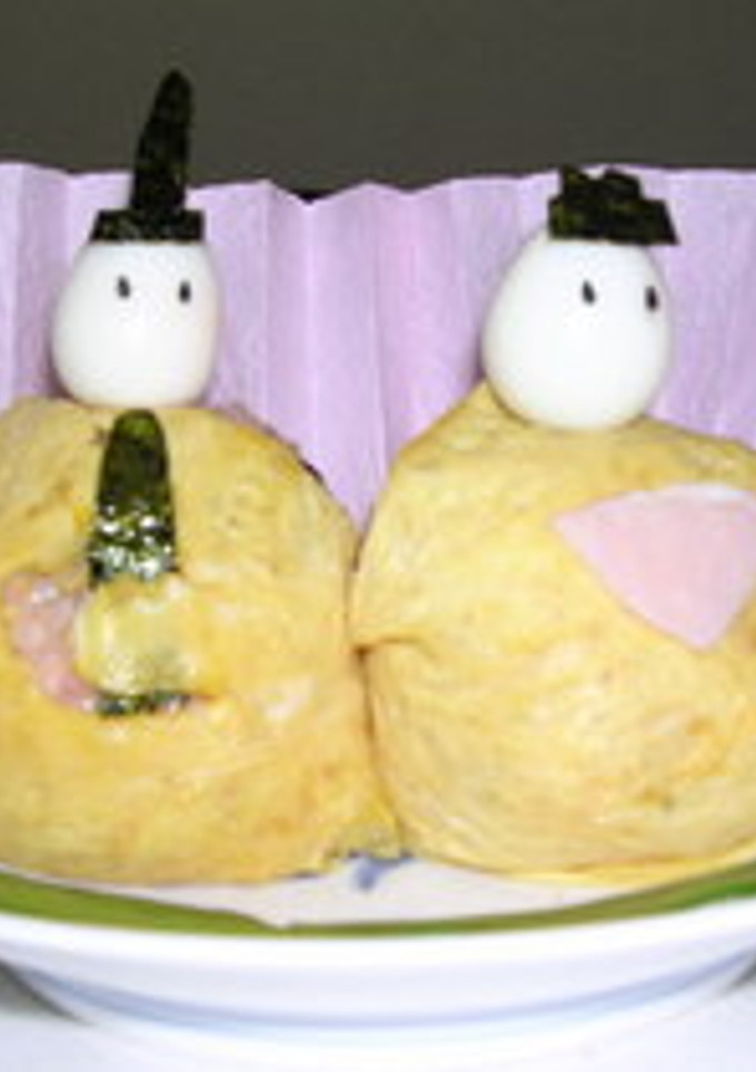 ちらし寿司でおひな様♪-レシピのメイン写真