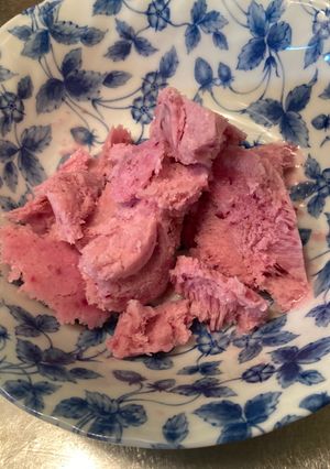 牛乳で作るブラックベリーのアイスクリーム-レシピのメイン写真
