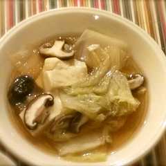 รูปของ 豆腐と白菜の簡単なべ