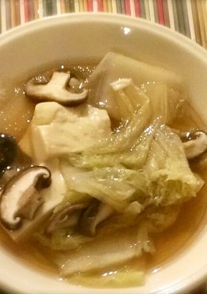 豆腐と白菜の簡単なべ-レシピのメイン写真