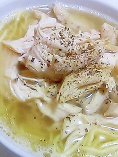 鶏のスープめん-レシピのメイン写真
