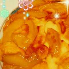 รูปของ 簡単☆りんごのキャラメルホットケーキ♪