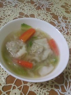 簡単☆うまうまワンタンスープ♪-レシピのメイン写真