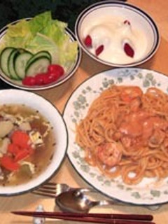 トマトクリームソースのパスタ-レシピのメイン写真