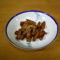 รูปของ 美味しい！ごぼう天炒め