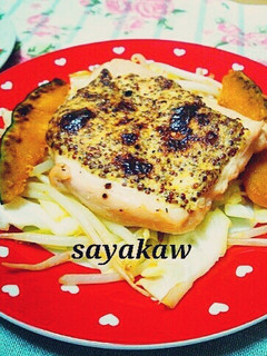 鶏胸肉&マヨ・マスタードのグリル-レシピのメイン写真