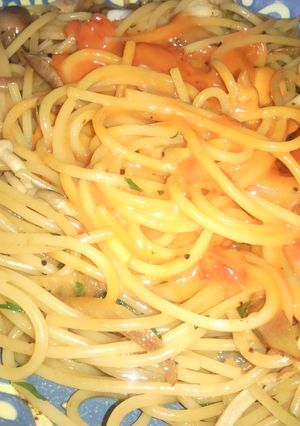 うにくらげときのこのパスタ-レシピのメイン写真