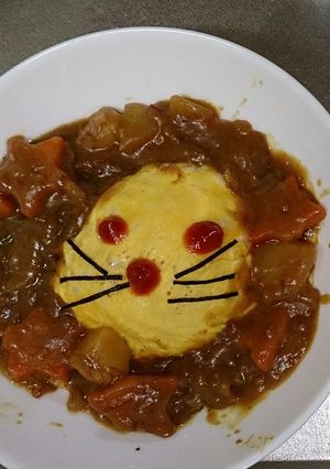 簡単キャラカレー ライオンさん-レシピのメイン写真