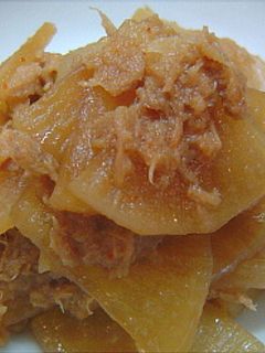 副菜にぴったり!大根とツナの炒め煮-レシピのメイン写真