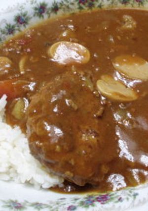 ハンバーグカレー-レシピのメイン写真