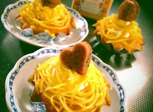 簡単！おいしい！さつまいもモンブラン-レシピのメイン写真