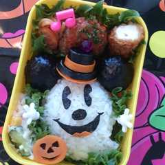 キャラ弁～ハロウィンミッキー-レシピのメイン写真