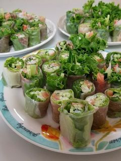 野菜が美味しく食べれるサラダ生春巻き-レシピのメイン写真