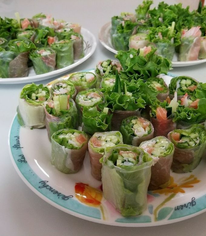 野菜が美味しく食べれるサラダ生春巻き by KAZU'Sキッチン