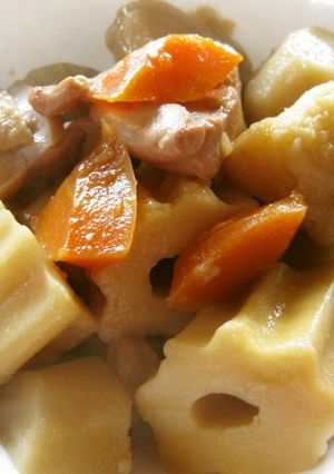 里芋と鶏肉de田舎の炒め煮②-レシピのメイン写真