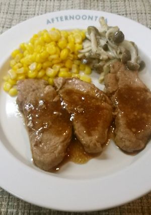 豚ひれ肉のソテー　バルサミコ酢風味-レシピのメイン写真