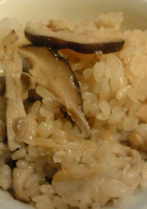 超うま！椎茸と山芋の滋養ご飯-レシピのメイン写真