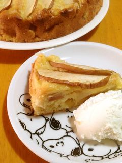 りんごケーキ♪簡単♡甘さ控えめ☆-レシピのメイン写真